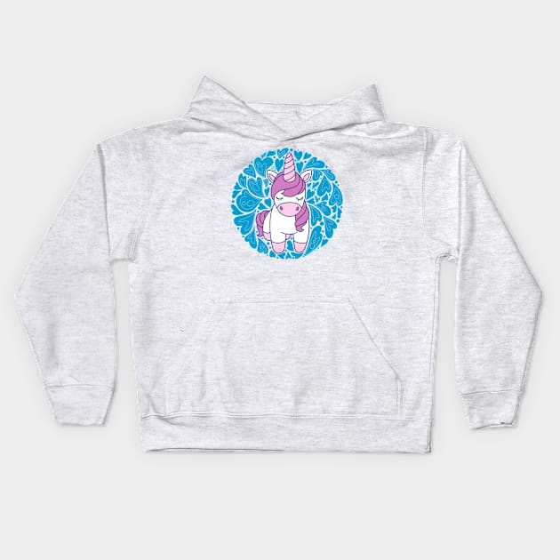 Unicorn Kids Hoodie by Mashmuh